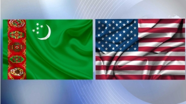 US Turkmenistan Flag