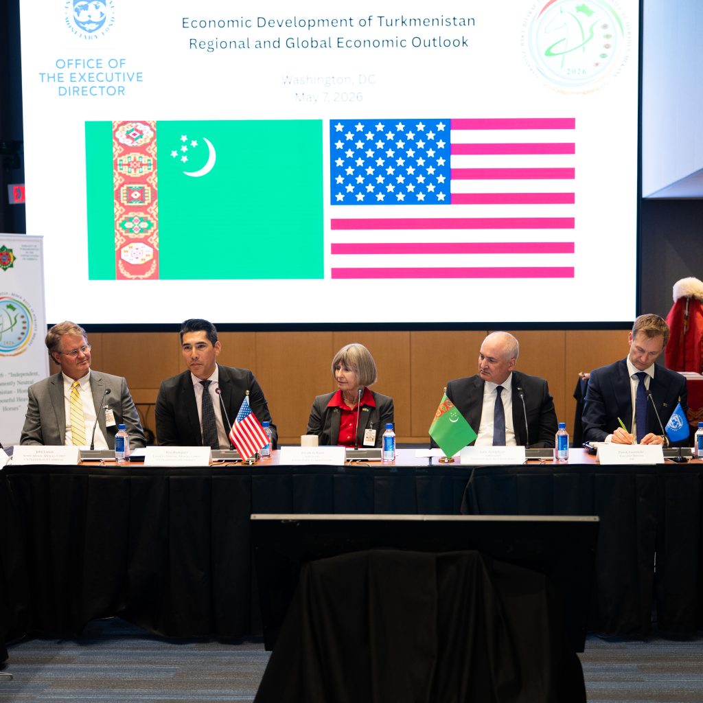 TABCA roundtable with U.S. and Turkmen delegations discussing market entry and export support