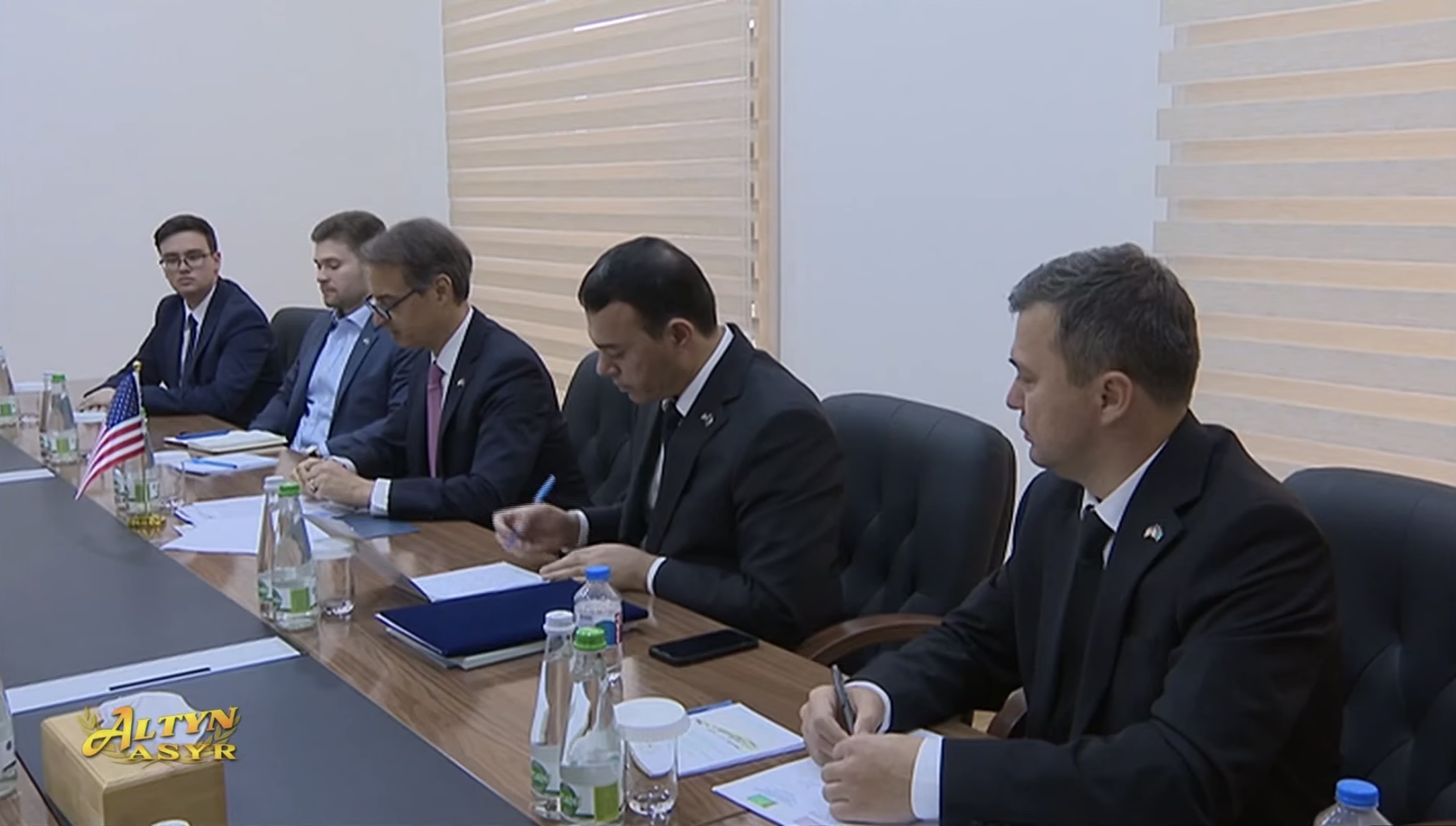 U.S. and Turkmen business representatives at the Turkmen-American Business Forum, Ashgabat