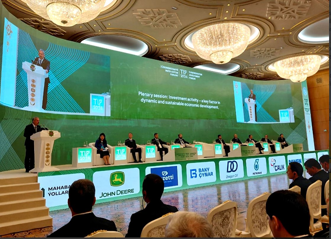 TIF 2026 plenary session in Ashgabat, Turkmenistan